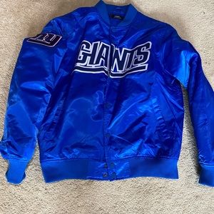 NY GIANTS NFL satin jacket size Large